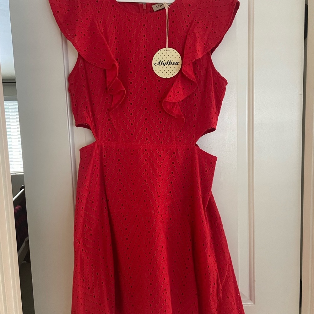 Alythea Mini Eyelit Dress